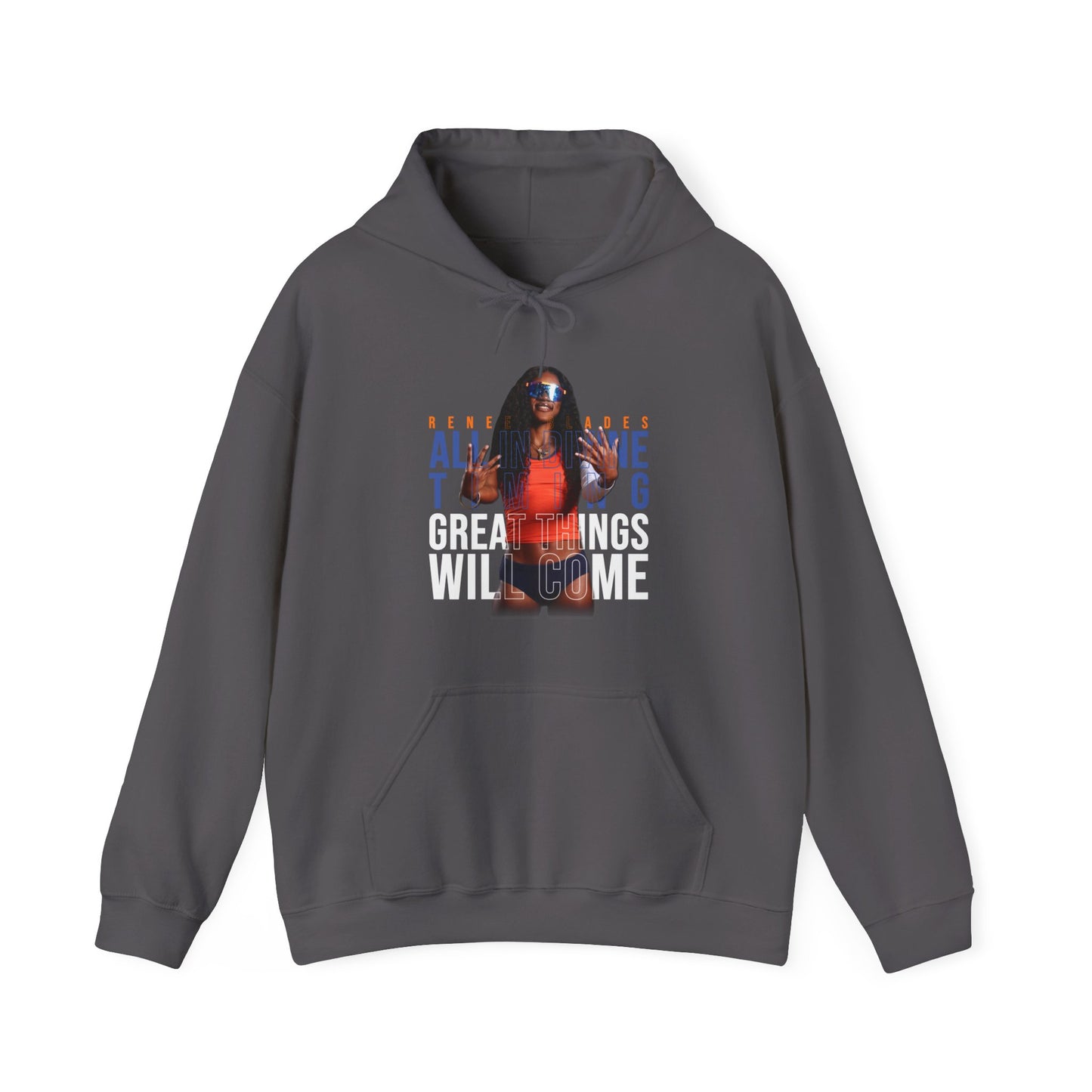 Renee Blades: All In Divine Timing Great Things Will Come Hoodie