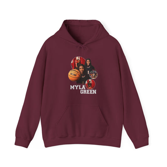 Myla Green: GameDay With Name & Number Hoodie