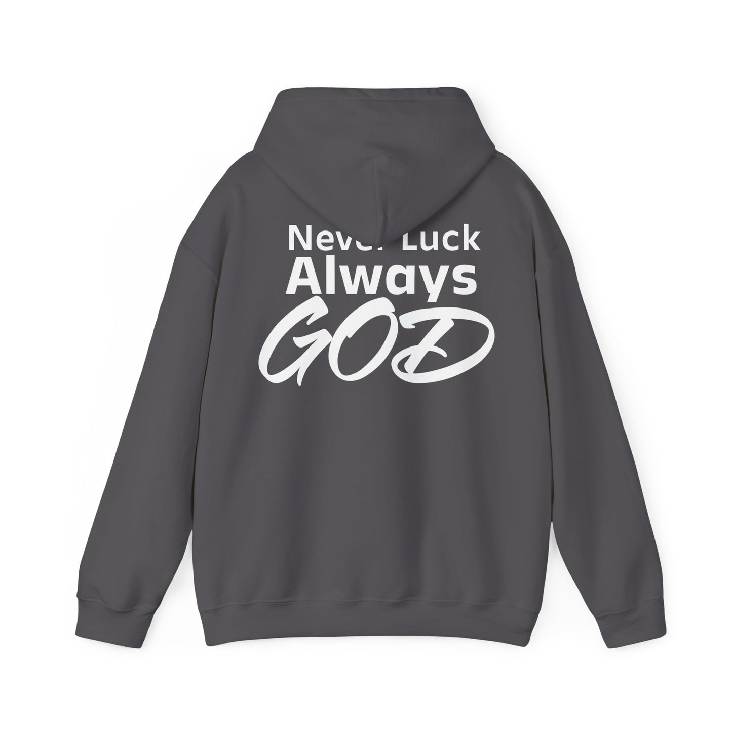 Noel Asiedu: Never Luck Always God Hoodie