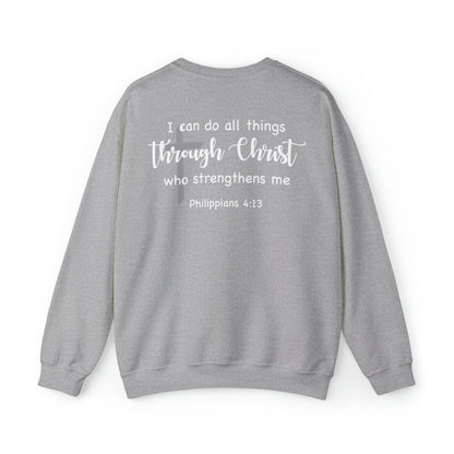 Charli Anger: Philippians 4:13 Crewneck