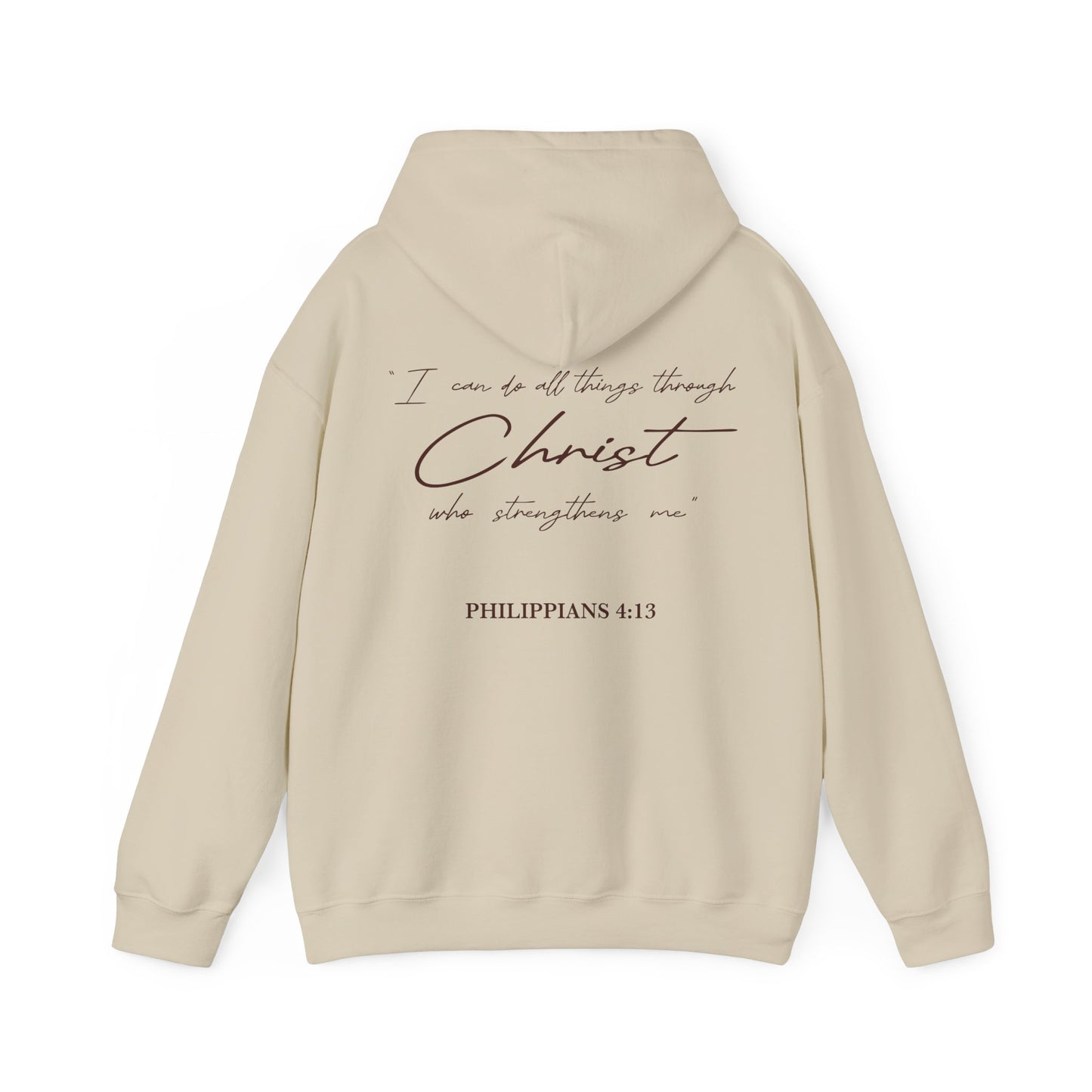 Carolyn Calzada: Philippians 4:13 Hoodie