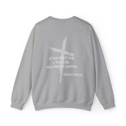 Ma’kaylia Lute: His Timing Crewneck