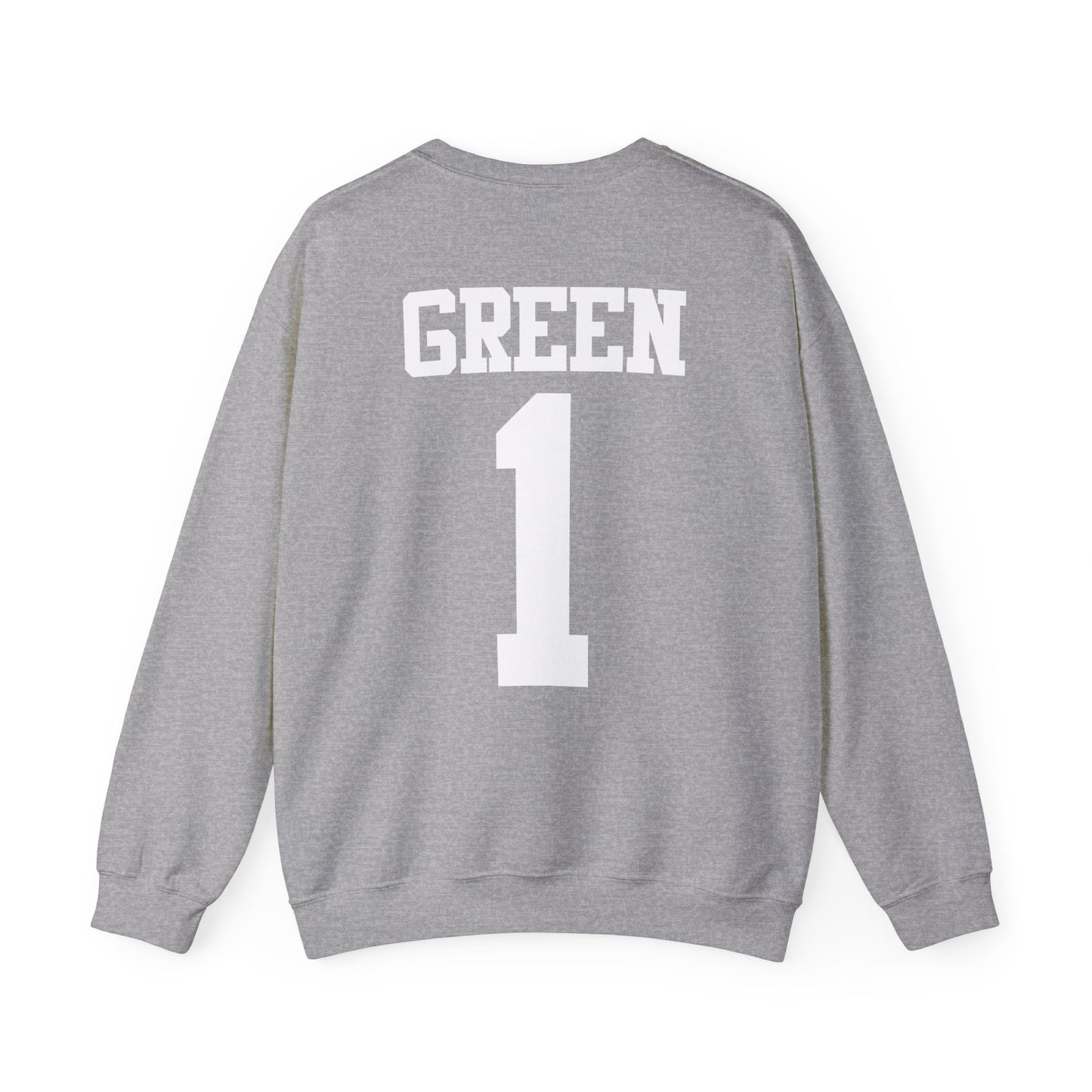 Myla Green: GameDay With Name & Number Crewneck