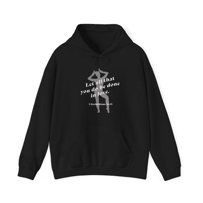 Jersey Bingman: 1 Corinthians 16:14 Hoodie