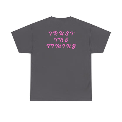 Emma Rushing: Trust The Timing Tee (Pink)