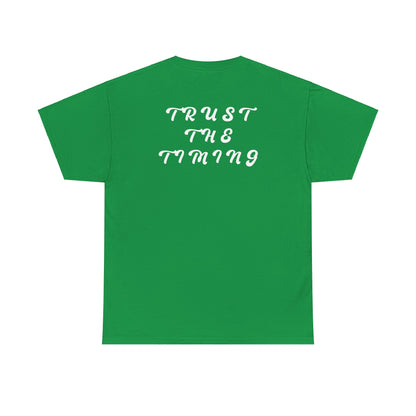 Emma Rushing: Trust The Timing Tee (Green)