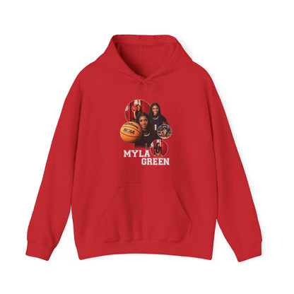 Myla Green: GameDay With Name & Number Hoodie