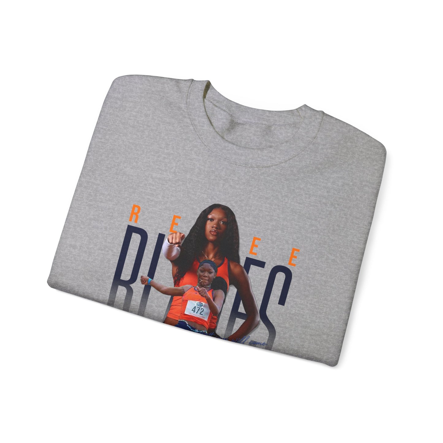 Renee Blades: All In Divine Timing Great Things Will Come Crewneck