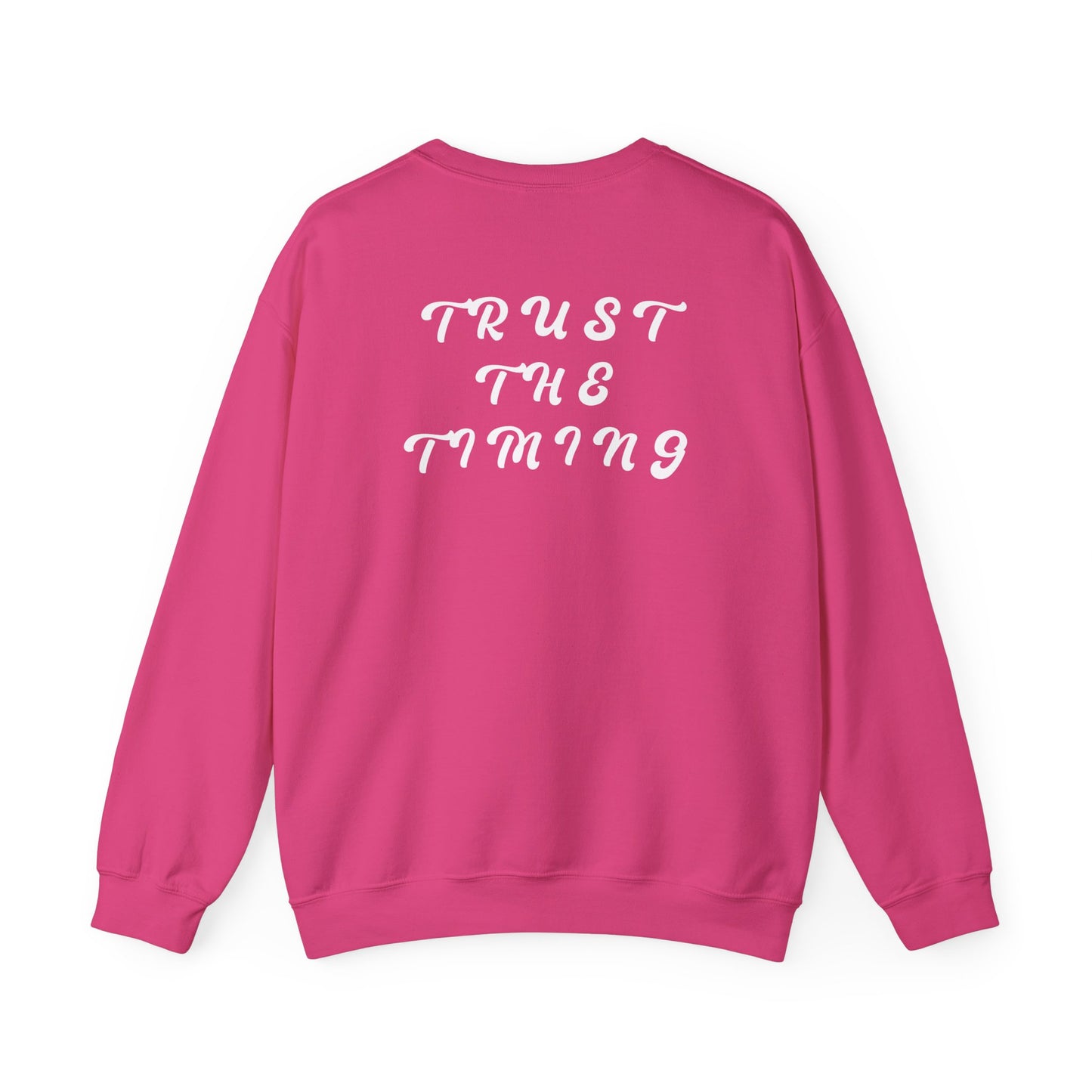 Emma Rushing: Trust The Timing Crewneck (Pink)