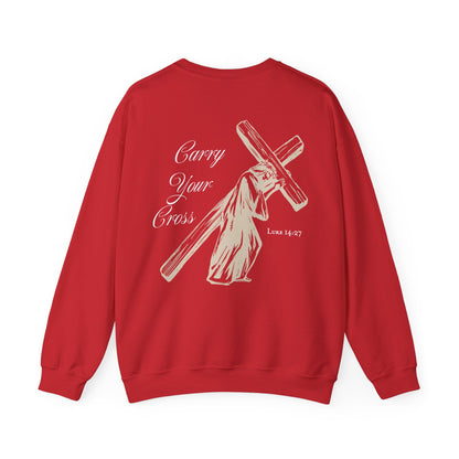 Reise Clark: Luke 14:27 Crewneck