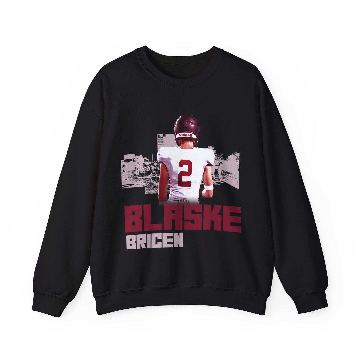 Bricen Blaske: Football Crewneck