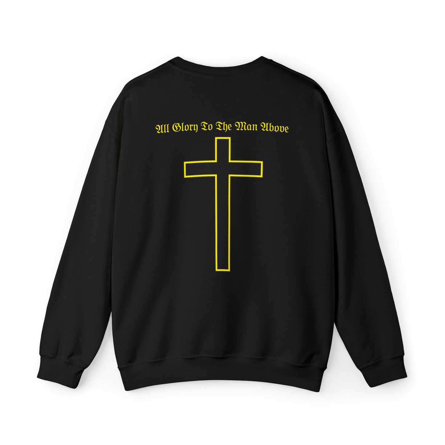 James Lucio: All Glory To The Man Above Crewneck