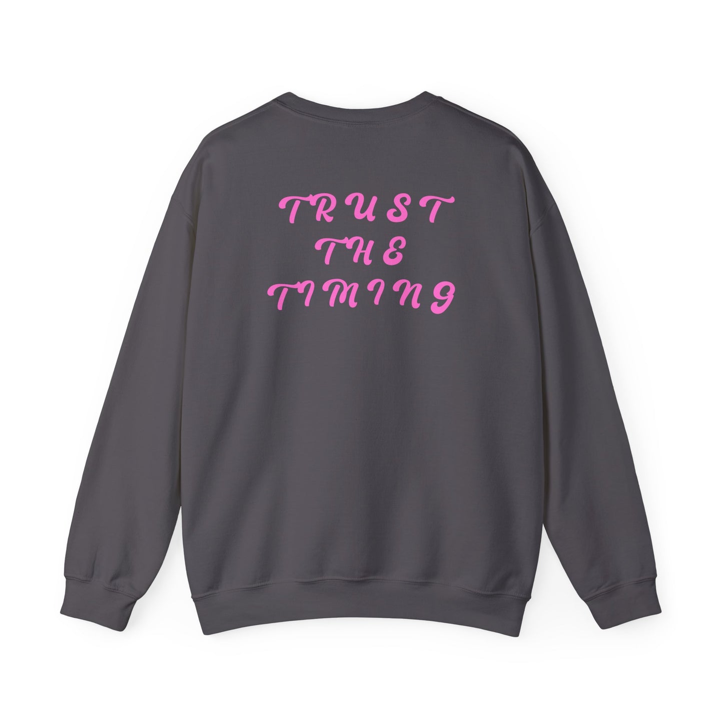 Emma Rushing: Trust The Timing Crewneck (Pink)