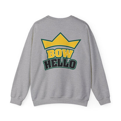 Qua Butler: Bow Hello Crewneck