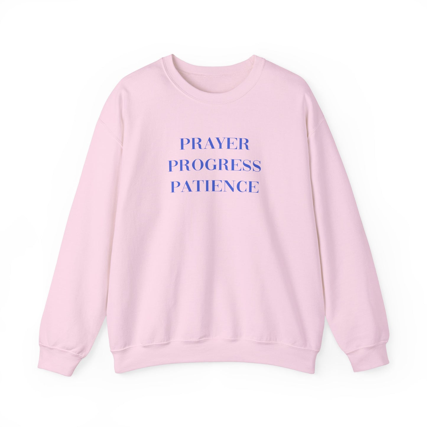 Catie Amador: Prayer Progress Patience Crewneck