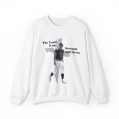 Jesiana Mora: The Lord Is My Strength and Savior Crewneck