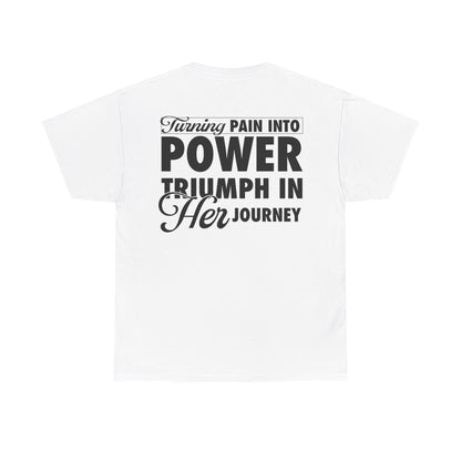 Nora Adam: Turning Pain Into Power, Triumph In Her Journey Tee