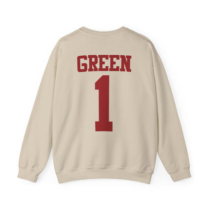 Myla Green: GameDay With Name & Number Crewneck