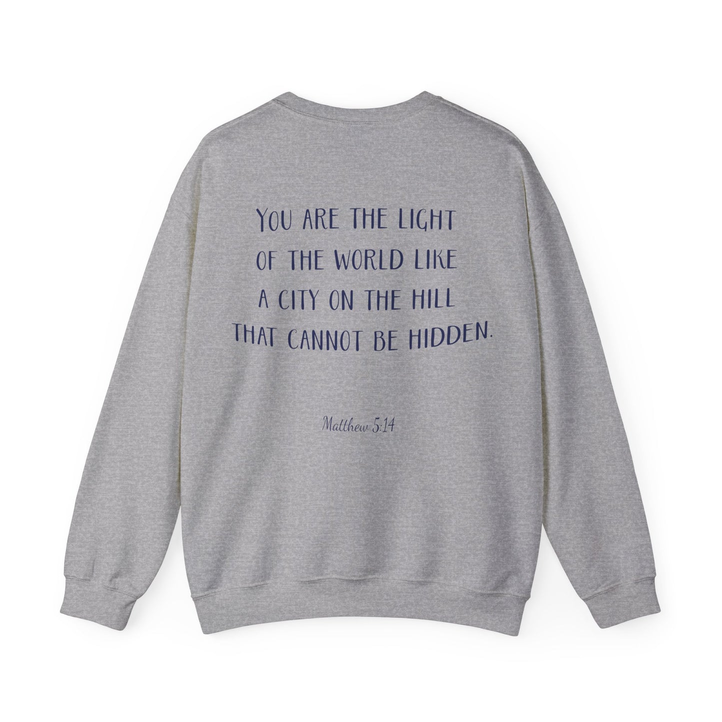 Victoria Torres: Matthew 5:14 Crewneck