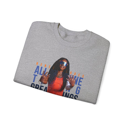 Renee Blades: All In Divine Timing Great Things Will Come Crewneck