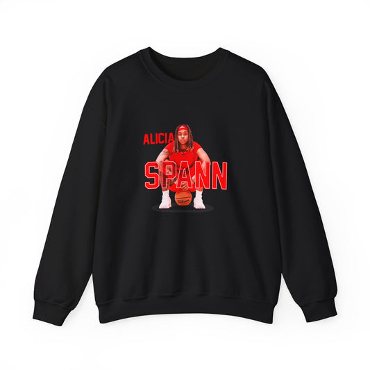 Alicia Spann: And She Embraced The Chaos Crewneck Sweatshirt