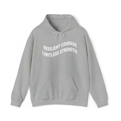 Sarah Bowlby: Resilient Courage Limitless Strength Hoodie