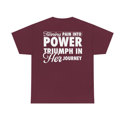 Nora Adam: Turning Pain Into Power, Triumph In Her Journey Tee