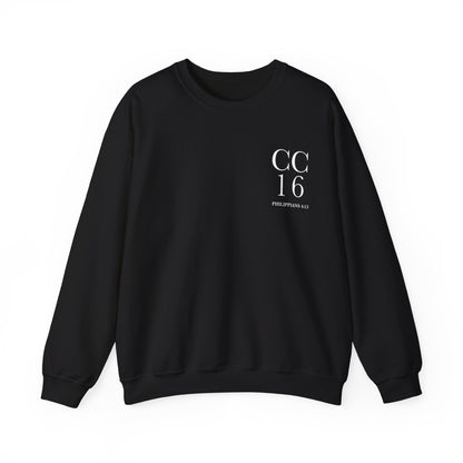 Carolyn Calzada: Philippians 4:13 Crewneck