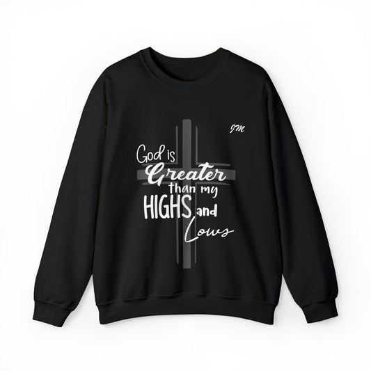 Jesiana Mora: God Is Greater Than My Highs And Lows Crewneck