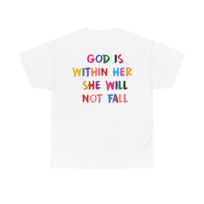 Addisen Mastriano: God Is In Her She Will Not Fall Tee