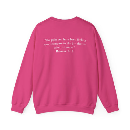 Abby Nugent: Romans 8:18 Crewneck