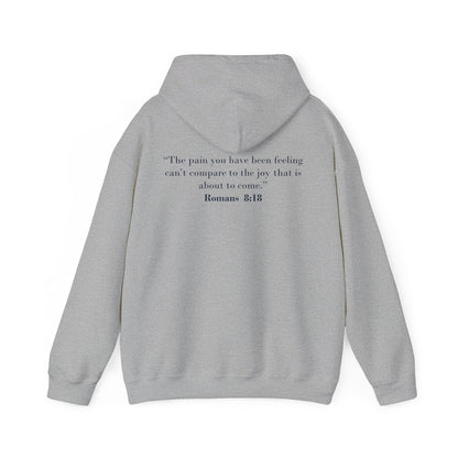 Abby Nugent: Romans 8:18 Hoodie (School Colors)