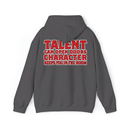 Jaylen Patterson: Talent Can Open Doors, Character Keeps You in The Room Hoodie