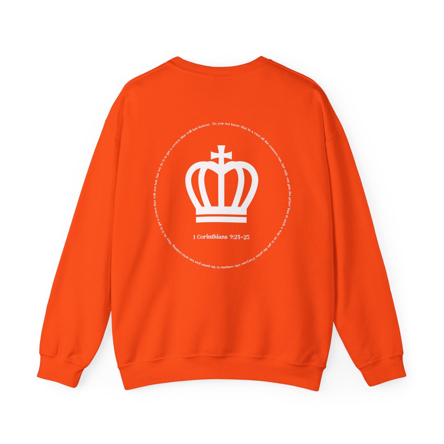 Jessica Smallwood: 1 Corinthians 9:24-25 Crewneck