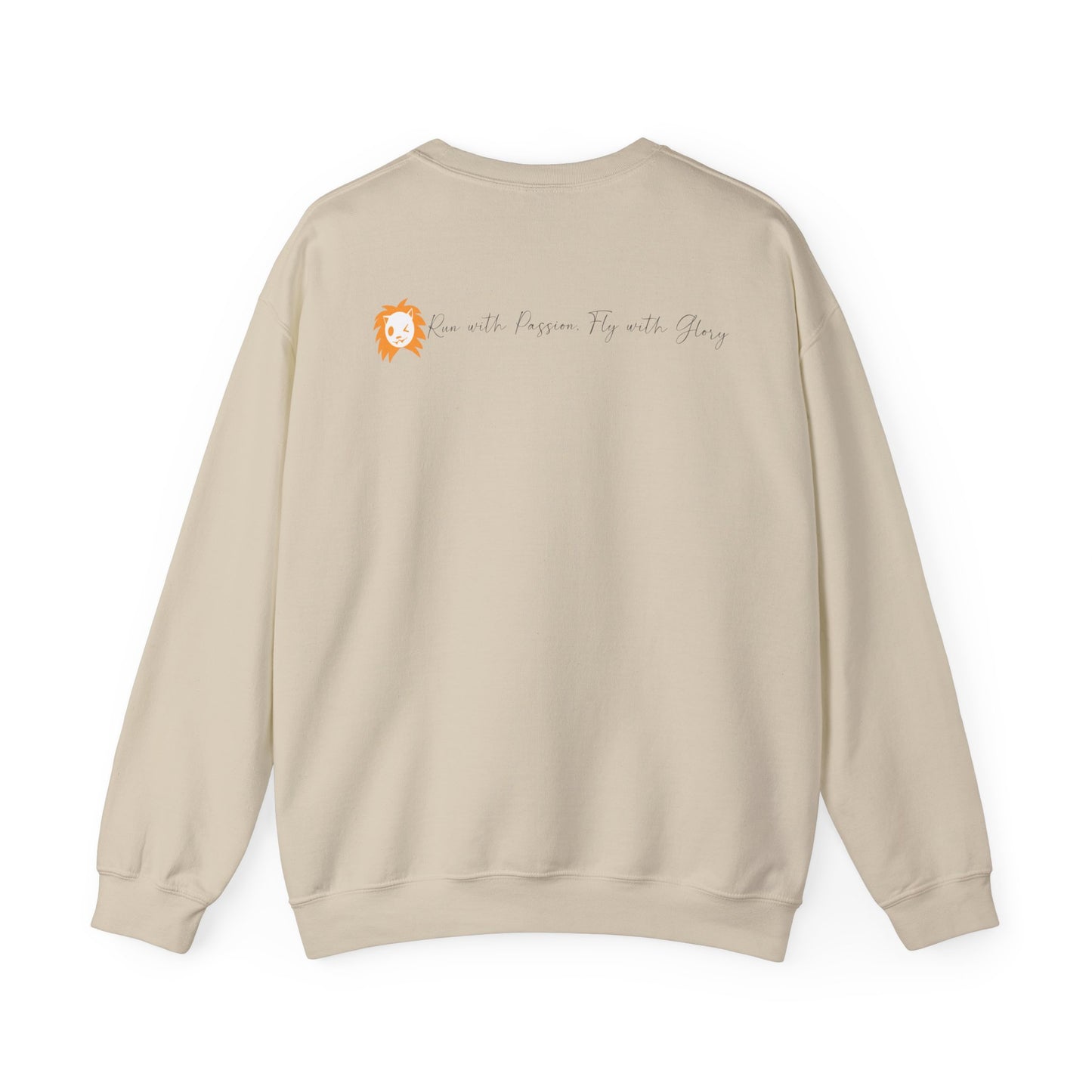 Sophia Sanchez: Run with Passion, Fly with Glory Crewneck