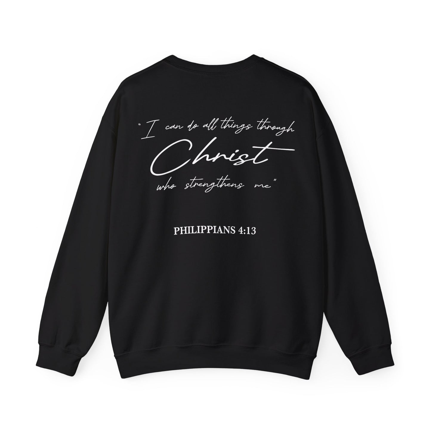 Carolyn Calzada: Philippians 4:13 Crewneck