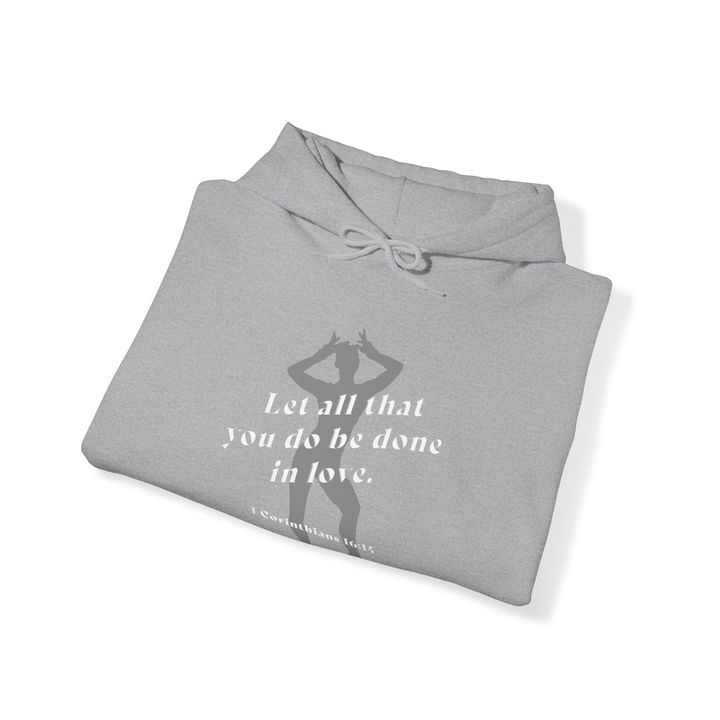 Jersey Bingman: 1 Corinthians 16:14 Hoodie