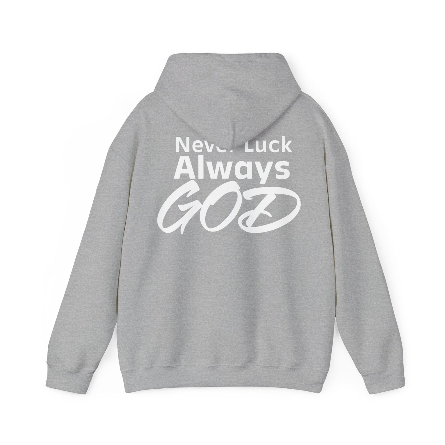 Noel Asiedu: Never Luck Always God Hoodie