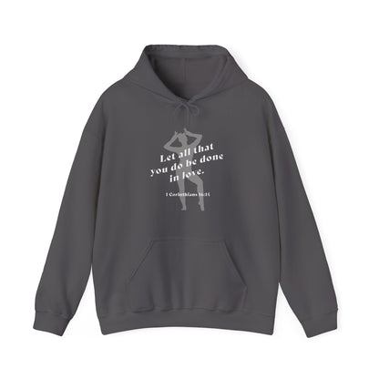 Jersey Bingman: 1 Corinthians 16:14 Hoodie