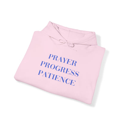 Catie Amador: Prayer Progress Patience Hoodie