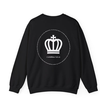 Jessica Smallwood: 1 Corinthians 9:24-25 Crewneck