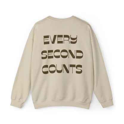 Finley Caringer: Every Second Counts Crewneck