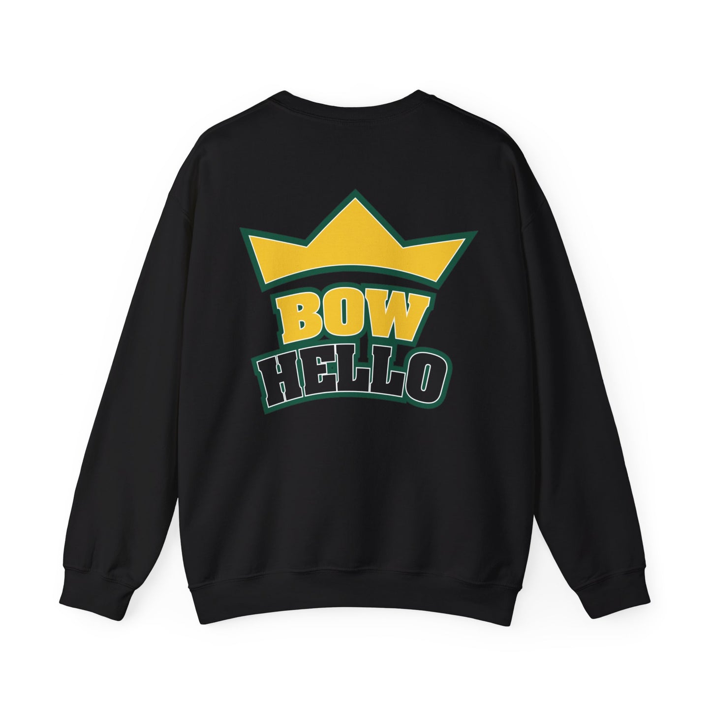 Qua Butler: Bow Hello Crewneck