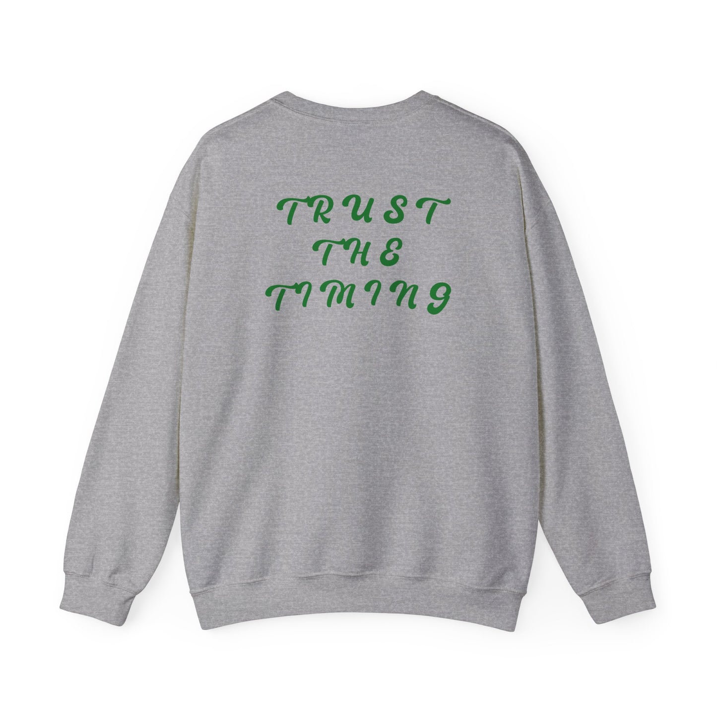 Emma Rushing: Trust The Timing Crewneck (Green)