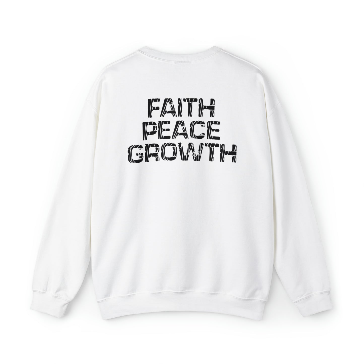 Dona Fagnon: Faith Peace Growth Crewneck