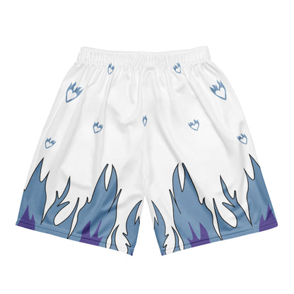 Mia Monroe: 111 Fire Hearts Mesh Shorts