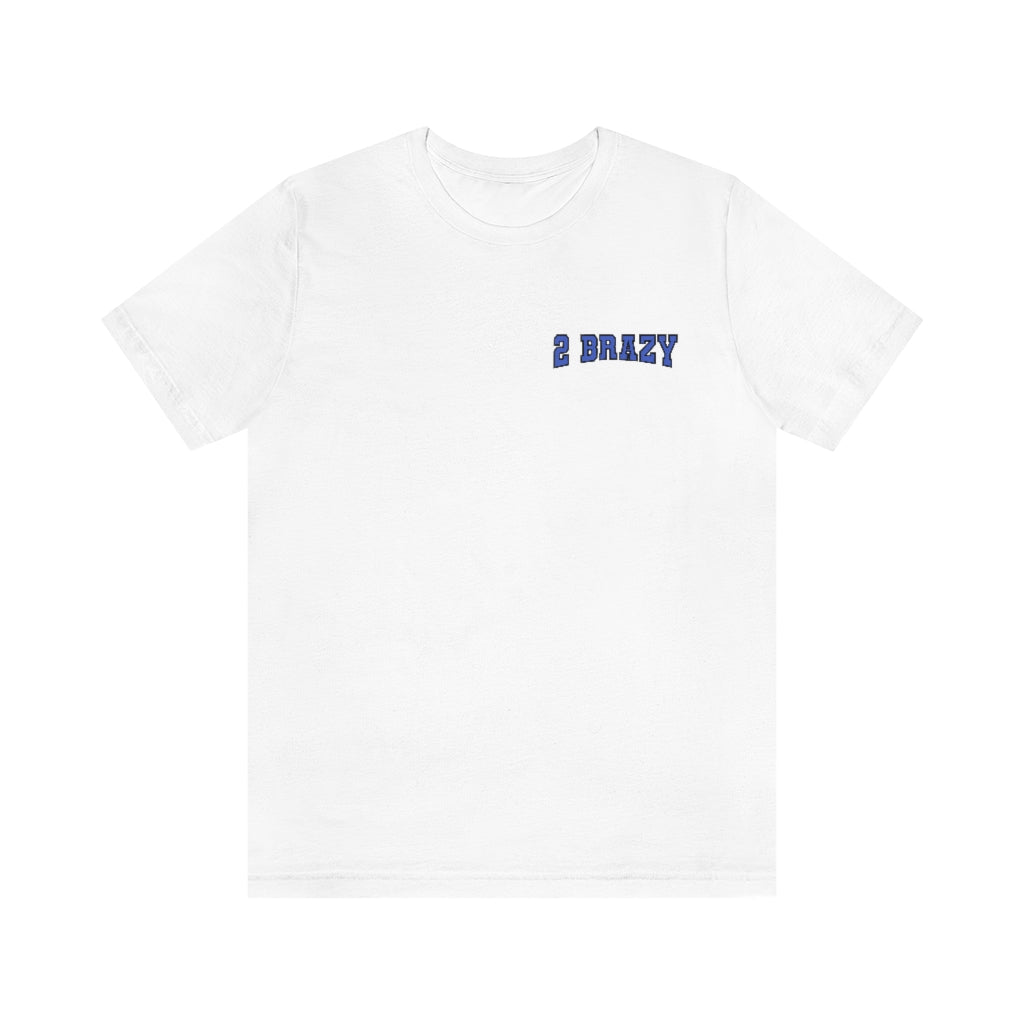 Jerkaila Jordan: 2 Brazy Tee (Blue)