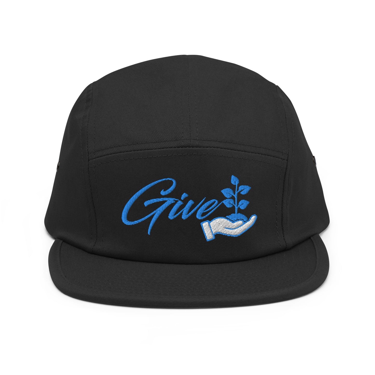 Give Foundation 5 Panel Hat (Aqua)