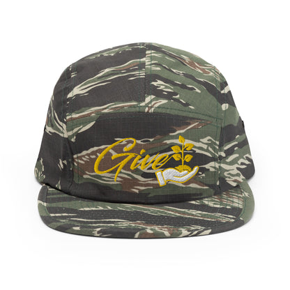 Give Foundation 5 Panel Hat (Yellow)