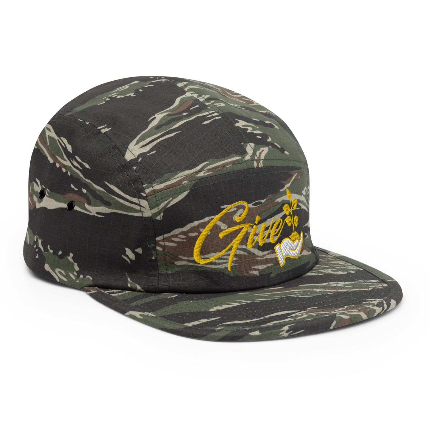 Give Foundation 5 Panel Hat (Yellow)